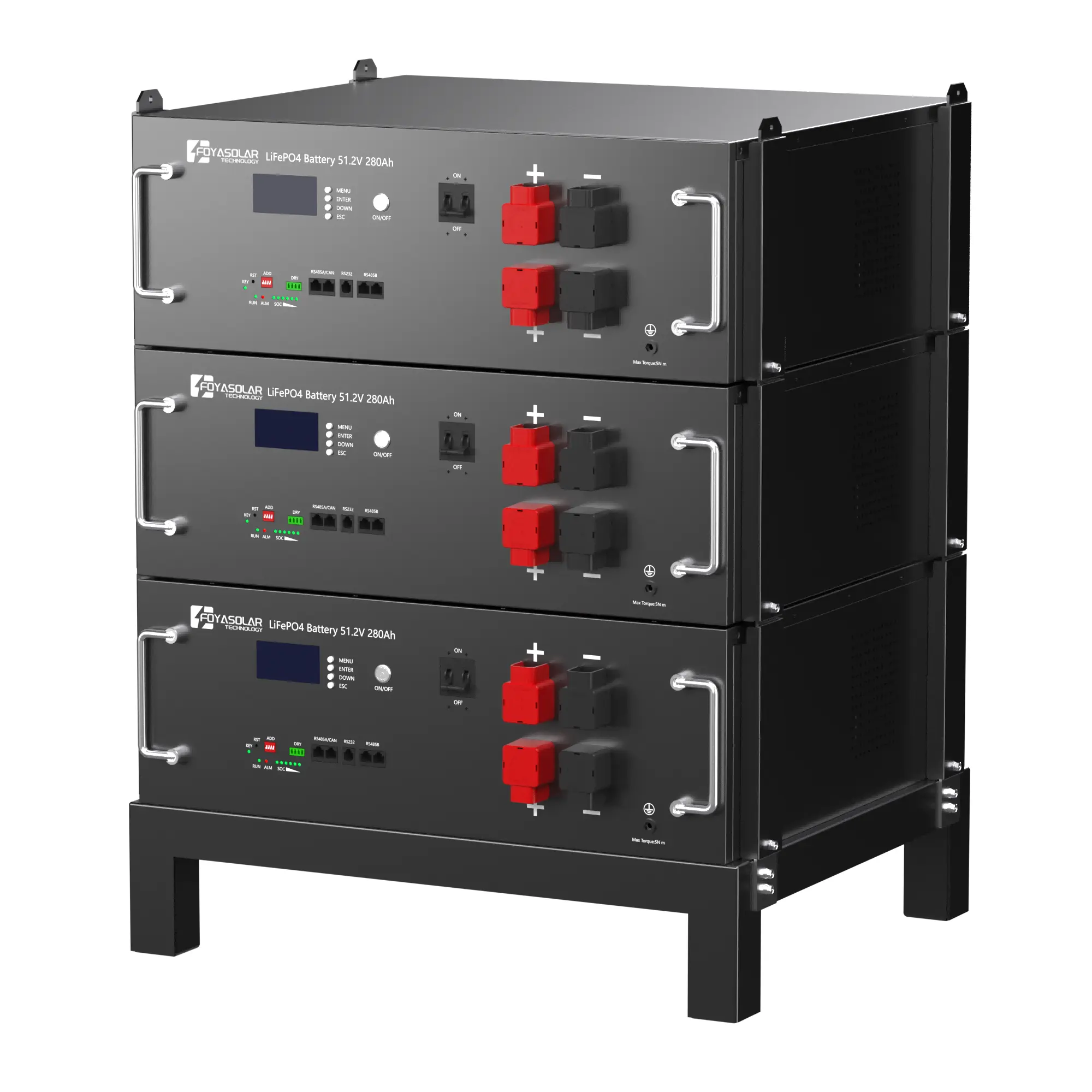 10kwh Rack Mounted Solar Batteries Stackable