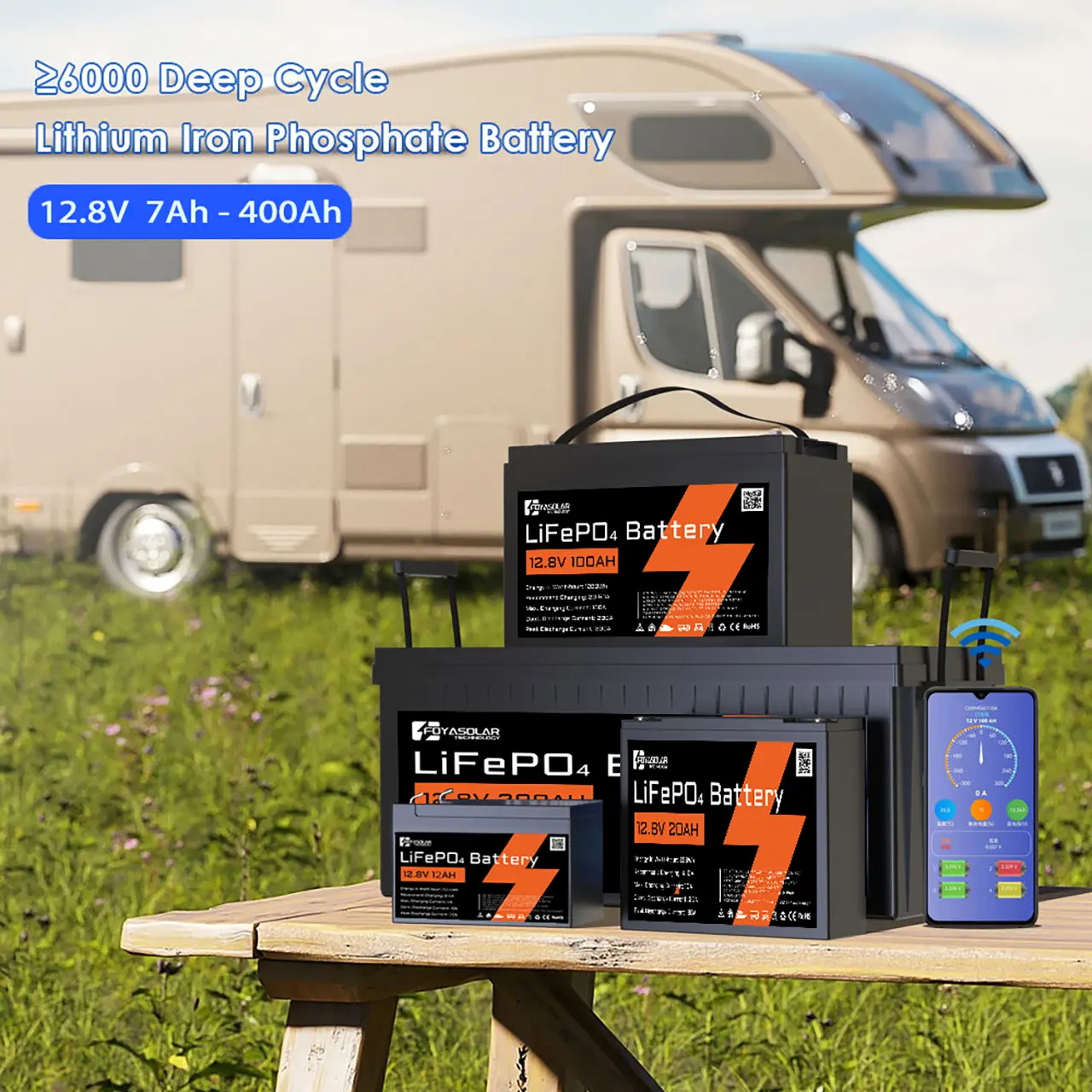 FOYASOLAR LiFePO4 12hce